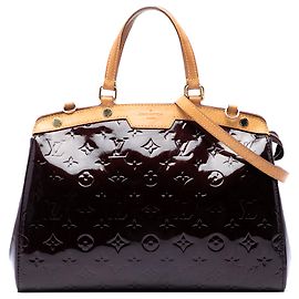 Louis Vuitton Purple Monogram Vernis Brea MM Violet