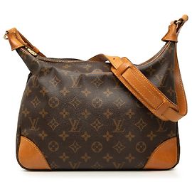 Louis Vuitton Brown Monogram Boulogne 30 Marrom