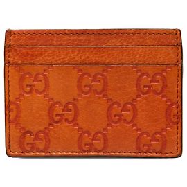 Gucci Orange Guccissima Kartenetui Orange