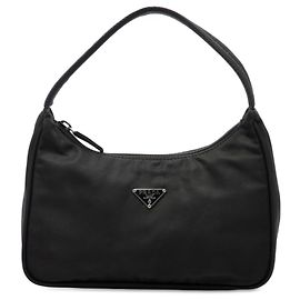 Borsa a tracolla Prada Mini Tessuto Sport Nera Nero