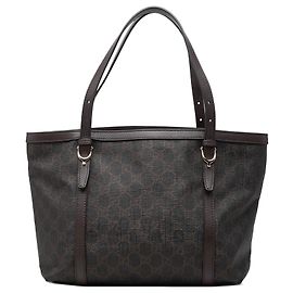 Gucci Brown GG Supreme Nice Tote Brown Dark brown
