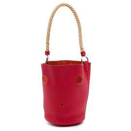 Hermès Red Clemence Mangeoire Bucket PM Rosso
