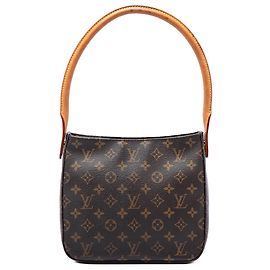 Louis Vuitton Brown Monogram Looping MM Marrom