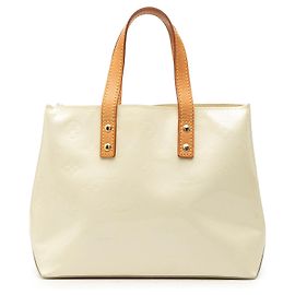 Louis Vuitton White Monogram Vernis Reade PM Branco