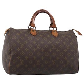 Louis Vuitton Speedy Monogram Canvas 35 Marrone