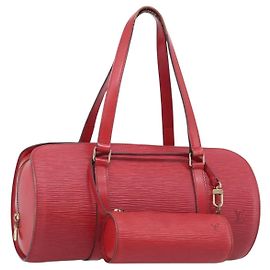 Louis Vuitton Soufflot Epi Leather MM Red
