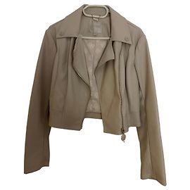 Guess Giacca in ecopelle da donna in beige Beige