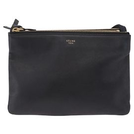 Céline Celine Trio Leather Small Black