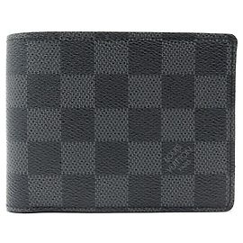NEU LOUIS VUITTON MULTIPLE N62663 DAMIER GRAPHITE WALLET Anthrazitgrau