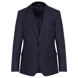 Dolce & Gabbana Blue Wool Blazer Blue