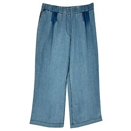 Vaqueros Wideleg Dries Van Noten en algodón azul Azul