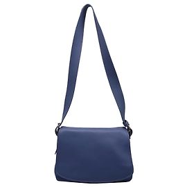 Bolsa Coach Vintage Legacy Saddle com aba em couro azul Azul