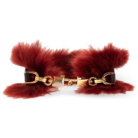 Alça de bolsa em pele Dolce & Gabbana borgonha Vermelho Bordeaux