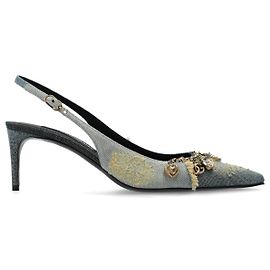 Dolce & Gabbana Scarpe con tacco e applicazioni Blu