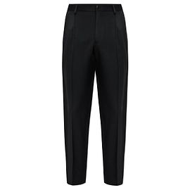 Dolce & Gabbana Woll-Smokinghose Schwarz Schwarz