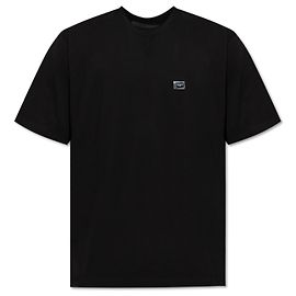 Dolce & Gabbana Camiseta con logotipo aplicado Negro