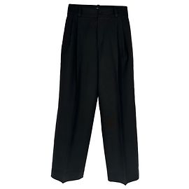 Pantalon Lanvin en polyester noir Noir