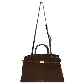 Autre Marque Sac cabas DeMellier Hudson en daim marron Marron Rouge