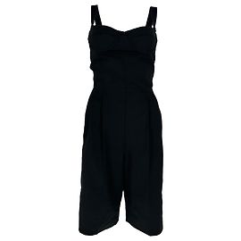 Max Mara Romper in Black Polyester Black