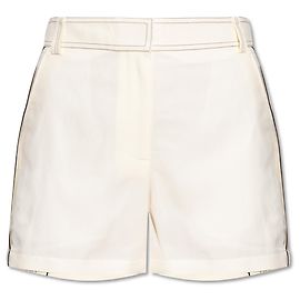 Tory Burch Pantalones cortos con costuras contrastadas Blanco