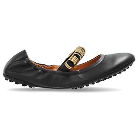 Bailarinas Tod's de piel negra Negro
