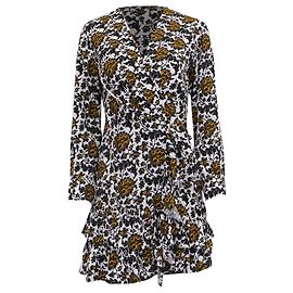 Sandro Dami Short Printed Dress in Multicolor Viscose Multiple colors