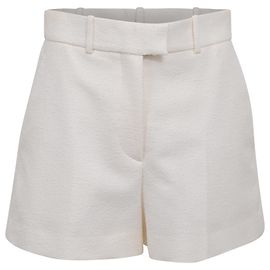 Mini-short Dior en tweed de laine blanc Blanc Écru