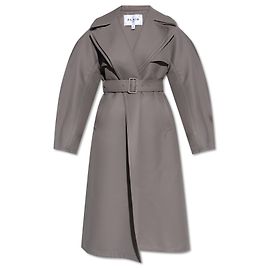 Alaïa Mantel mit Wollfinish Grau
