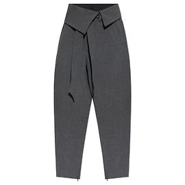 Attico Hoch taillierte Hose Grau