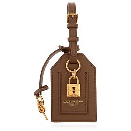 Colgante de cuero Dolce & Gabbana Marrón Castaño
