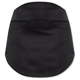 Courreges Courrèges Black Satin Mini Skirt with Pockets Black