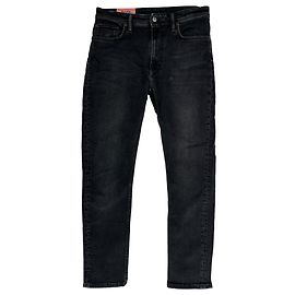 Acne Studios Regular-Fit Jeans in Black Cotton Black