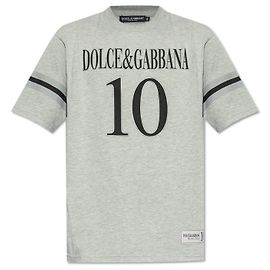 T-shirt gris avec imprimé Dolce & Gabbana Gris