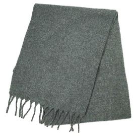 Autre Marque Bufanda de Flecos Largos BEAMS Castaño Gris antracita
