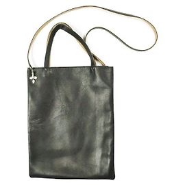 Autre Marque BEAMS Planets Granada Tote Bag Ledertasche Schwarz