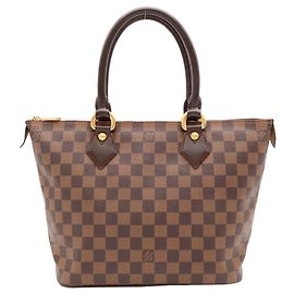 Louis Vuitton Damier Saleya PM Tote Bag Brown