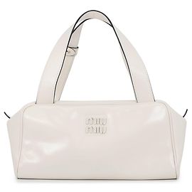 Miu Miu Bowling Lederhandtasche in White Weiß