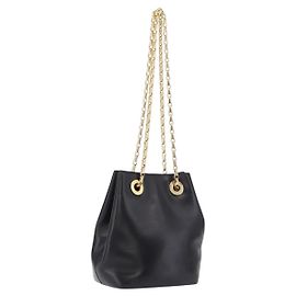Céline Celine Shoulder Leather Large Nero