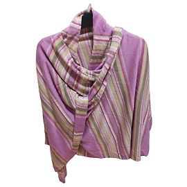 Cardigan Loro Piana a righe Marrone Rosa Bianco Beige