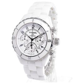 Chanel J12 Cronógrafo Automático Cerâmica e Aço Inoxidável 41 Outro