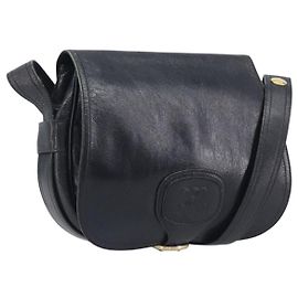 Céline Celine Shoulder Leather Large Nero