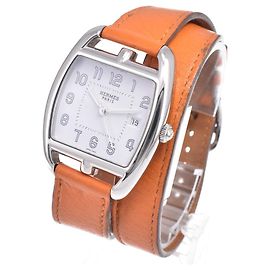 Hermès Hermes Cape Cod Quartz Stainless Steel and Leather 33 Other