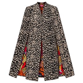 Autre Marque Mantella OTT Dubai stampa leopardata Multicolore Stampa leopardo