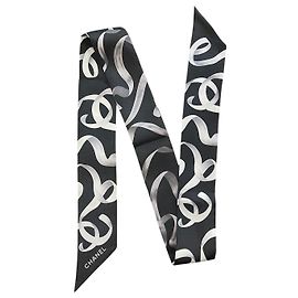 Pañuelo slim bandeau Chanel negro Negro