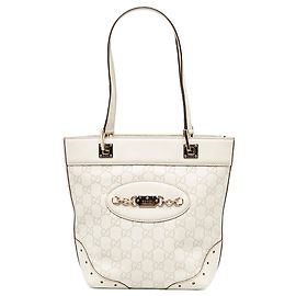 Bolso Mini Guccissima Punch Tote blanco Gucci Blanco