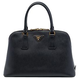 Sac à main Prada Medium Saffiano Lux Promenade Noir Noir