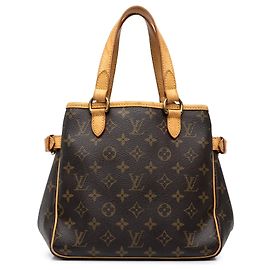 mala Louis Vuitton Monogram Batignolles Vertical PM Castanha Marrom