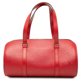 Sac à main Louis Vuitton Epi Soufflot rouge Rouge