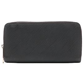Louis Vuitton Epi Zippy Wallet Black Pink
