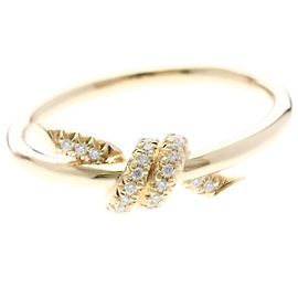 Autre Marque Bague Tiffany Knot Diamants Doré